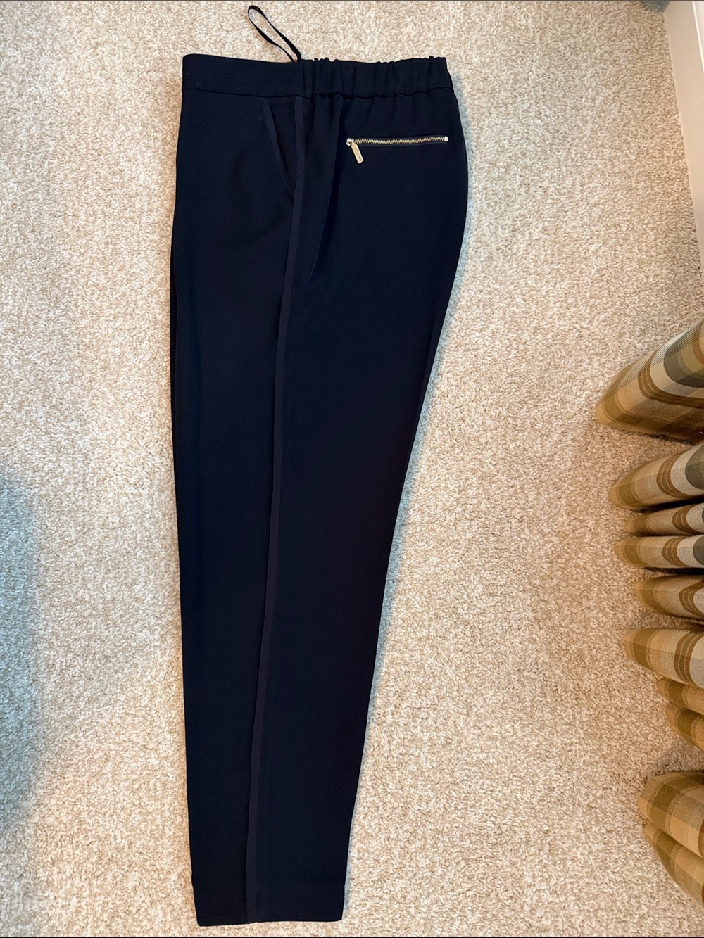 Ted Baker Black Tailored Flat-Front Dress/Tuxedo Pants